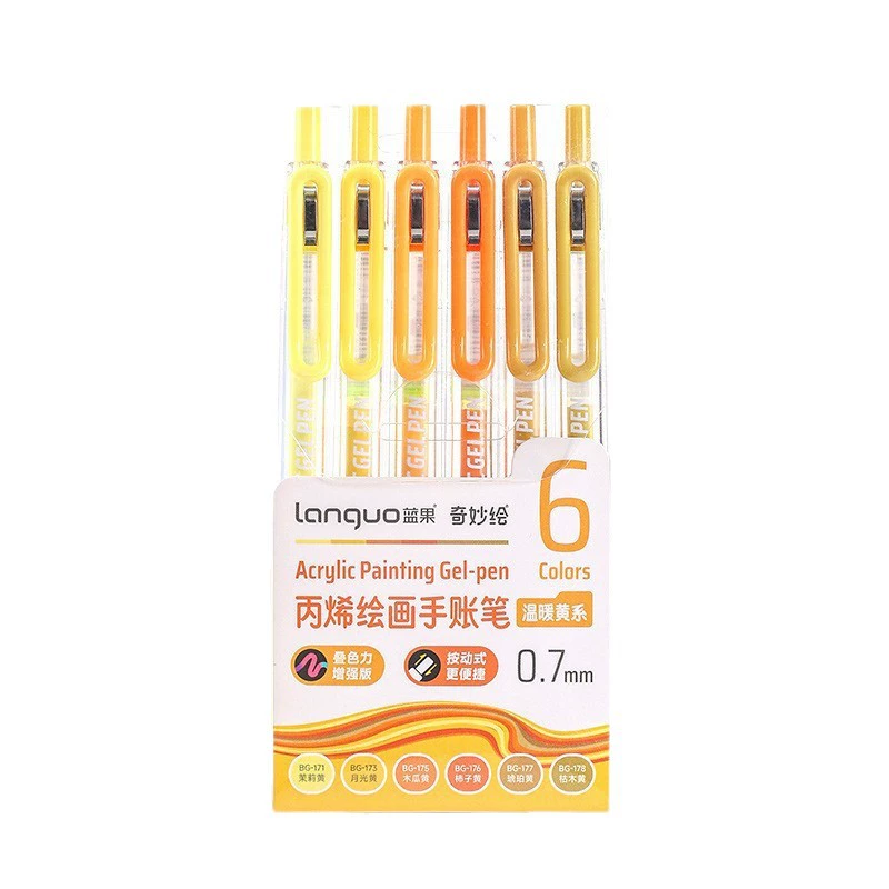 Capacious multicoloured rollerball pen, coloured pencils, full set, scheduler, 36 colors