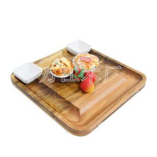 CHEESE CHEESE wooden box suit Acacia cheese knife box with ceramic bowl knife and fork