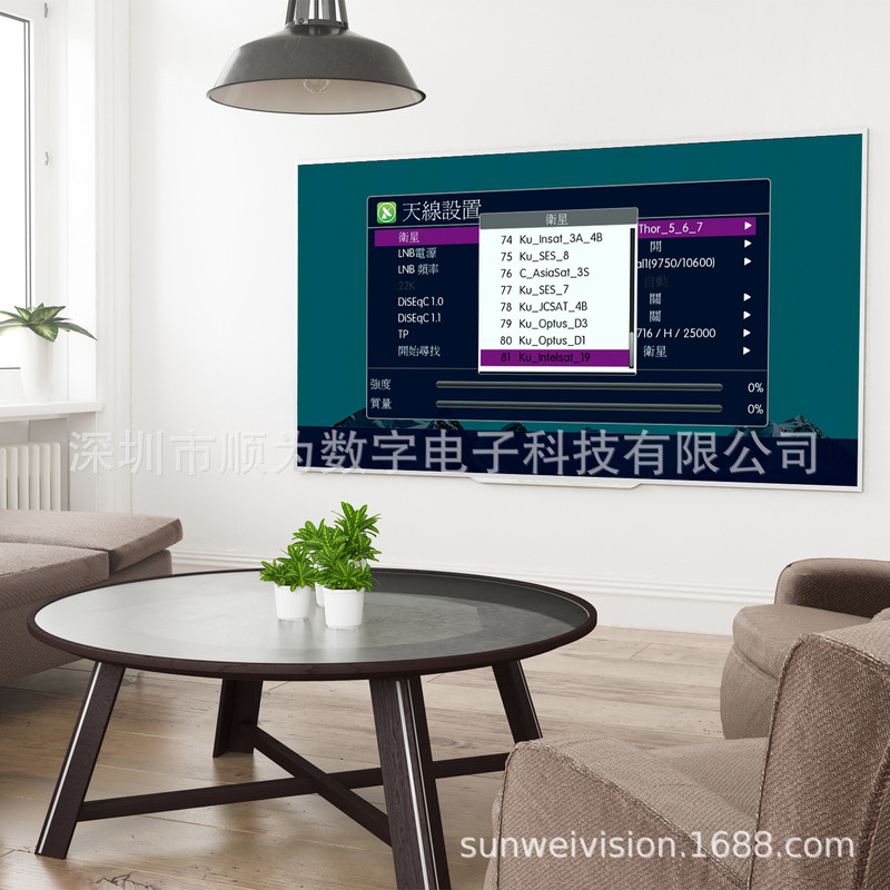 现货臺灣繁體中文DVB-S2高清數位機上盒东南亚中文DVB S2电视机顶|undefined