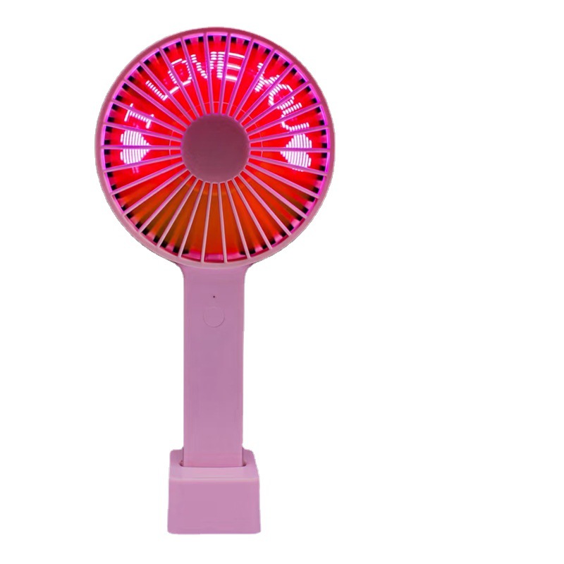 Ventilador portátil 2022N9, mini ventilador de escritorio para estudiantes, carga USB, LED, plegable, modelo mini