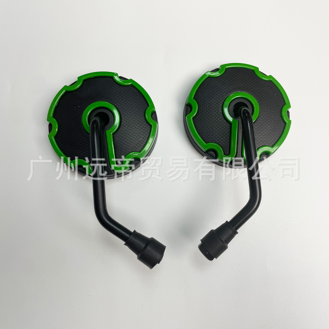 Motorcycle rearview mirror modification universal electric car reflector ghost fire flame reversing auxiliary mirror cross-border hot sale