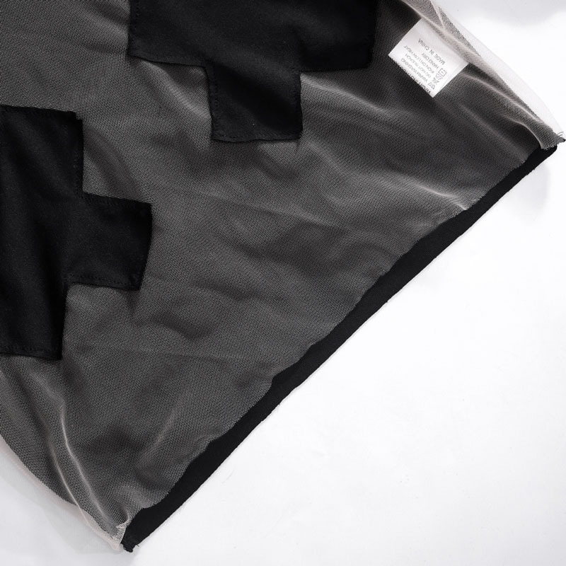 Title 12, Womens sheer mesh navel round neck long sleeve...