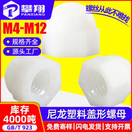 尼龙盖型螺母塑料盖形螺母塑胶一体螺丝盖帽六角盖母M5/M6/M8/M10