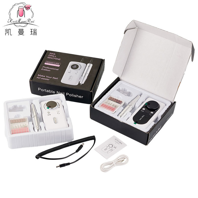 Nueva máquina de pulir uñas transfronteriza eliminación de uñas pulido piel muerta amoladora de uñas profesional pluma recargable máquina de pulir al por mayor