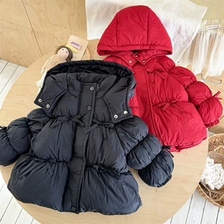 批发儿童加厚棉服女宝冬装新款女童外套保暖外出服童装冬装韩版潮