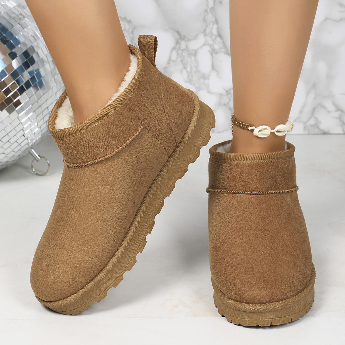 Herfst- en winter dames sneeuw katoenen schoenen met warme dikke zolen klassieke sneeuwlaarzen casual mode instappers_voghion.com