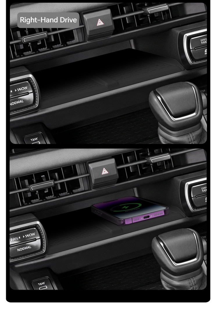 Suitable for 26 Models of Toyota Rav4, Wireless Charging Silicone Anti-Slip Mat, Interior Protection, Car Accessories, Modification Parts