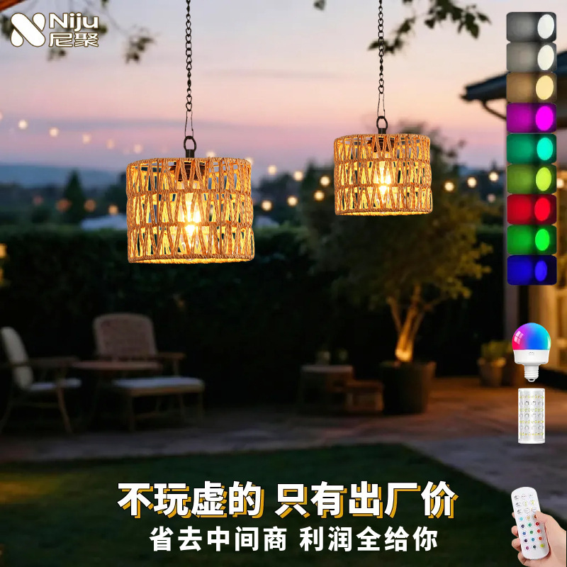 Rattan Chandelier, Restaurant Bar Chandelier, Southeast Asian Style Hand-Woven Rattan Lampshade, Manufacturer's Ready Stock Wholesale Rattan Chandelier, Restaurant Bar Chandelier, Southeast Asian Style Hand-Woven Rattan Lampshade, Manufacturer's Ready Stock Wholesale