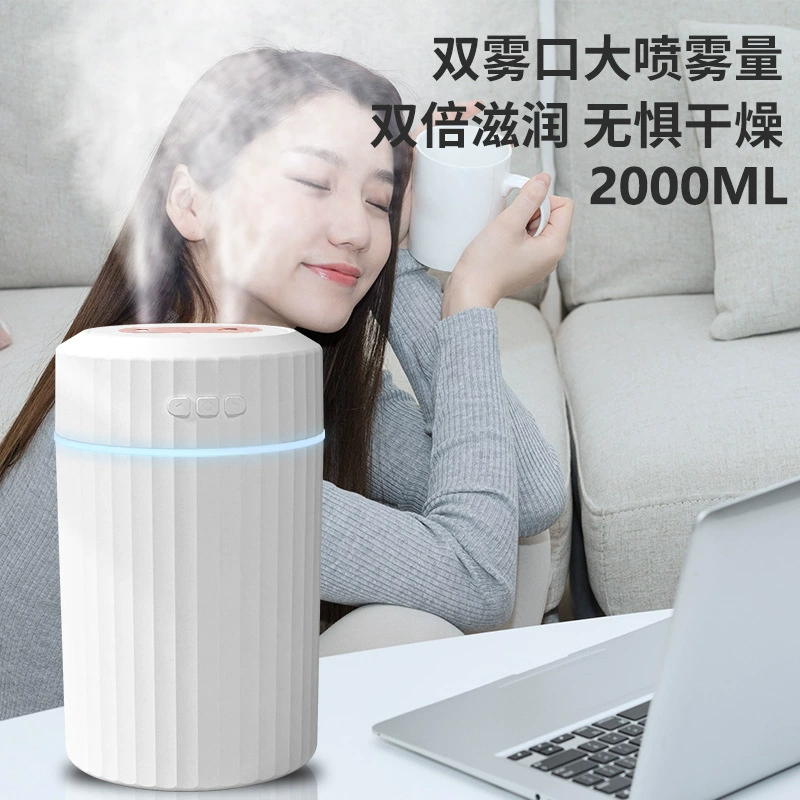 Capacious humidifier, spray, mute table ultrasonic aroma diffuser for office, new collection, Birthday gift