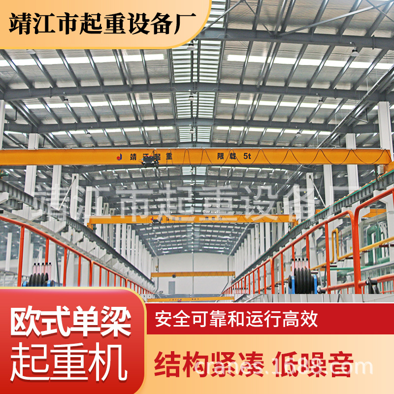 靖起行车 变频欧式单梁起重机  LDX型   1T2T5T10T20T 规格齐全