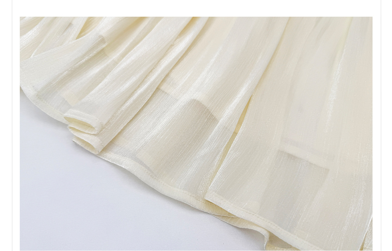 Đầm maxi nữ thắt eo không tay, cổ tròn, phối ren và vải lưới đính đá, tay áo xếp ly bồng — màu nâu, màu mơ chi tiết 19