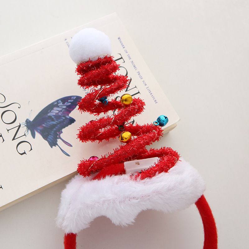 Festival Occasion Cloth Material Fashion Christmas Hat Cloth Hair Band