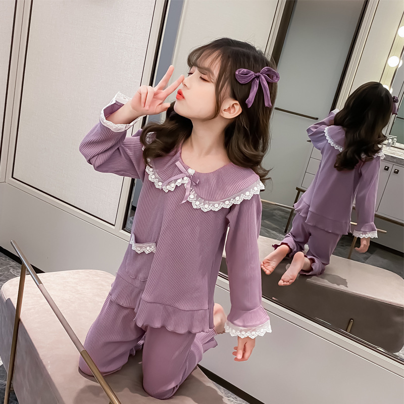 Girls&#39; suits 2021 new pattern Autumn Western style Children's clothing girl summer clothes children Two piece set CUHK