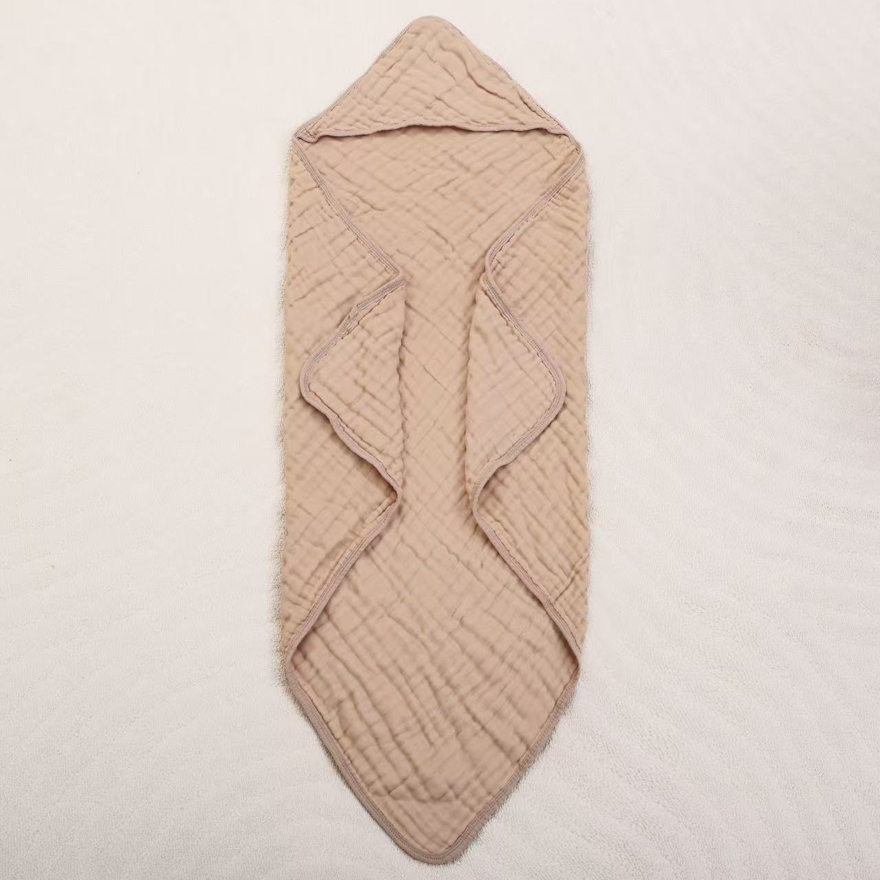 6겹 버블 거즈 블랭킷 (카멜 색상)