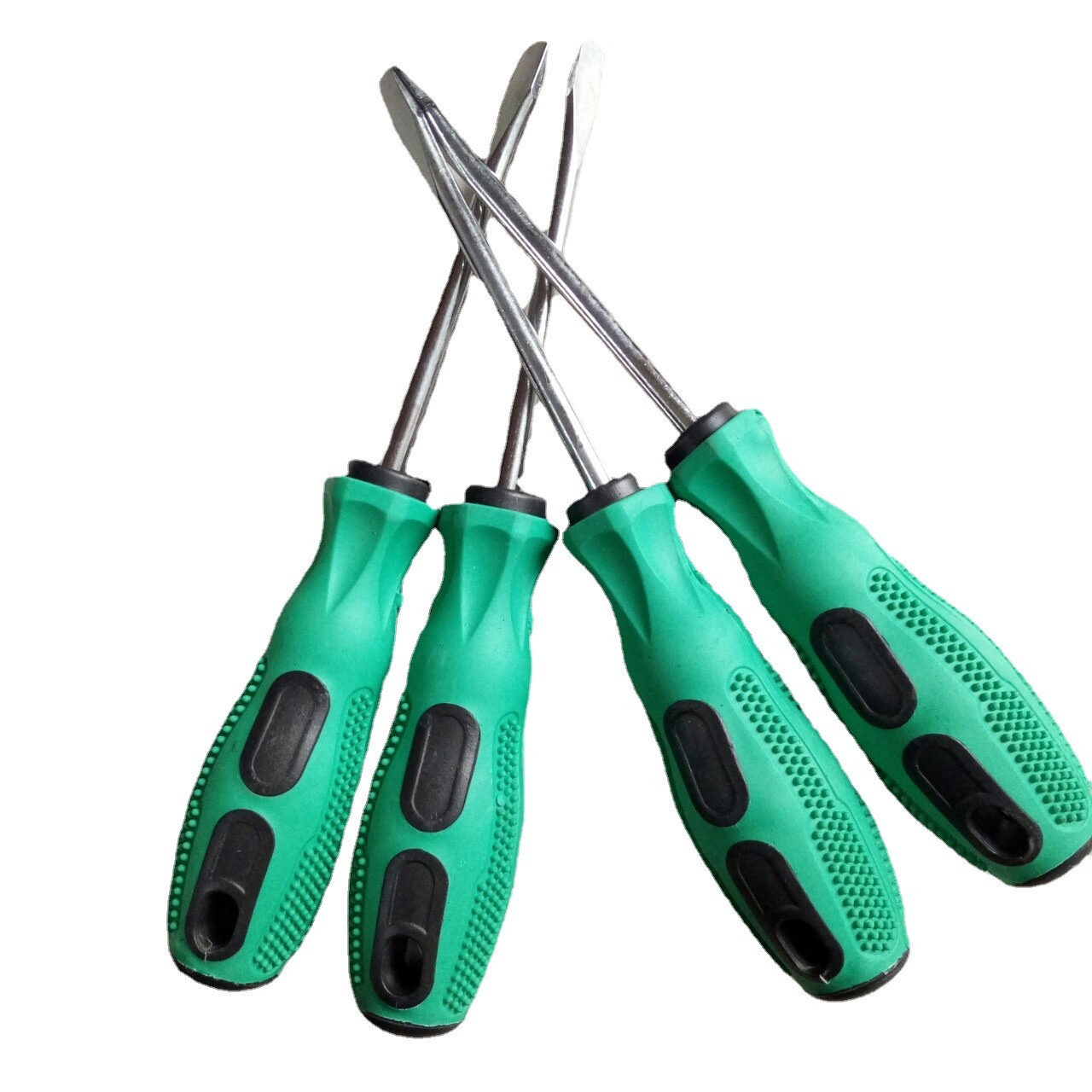 批发普通按摩柄螺丝刀十字一字改锥起子修理工具手动螺丝刀