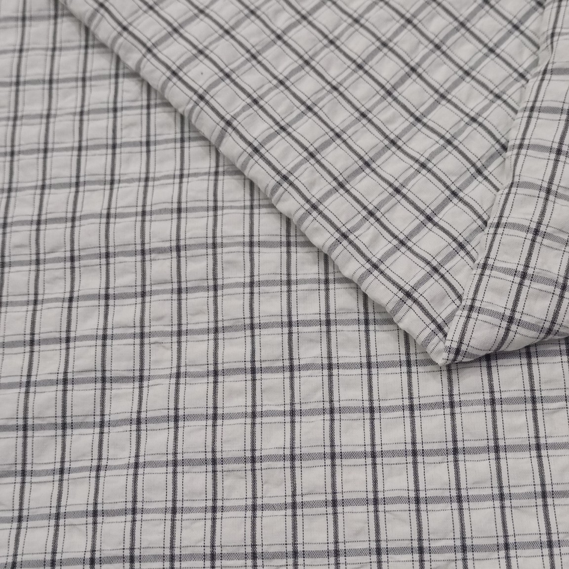 四季新品格子条子布衬衫半裙吊带衫时装鞋帽箱包面料高品质布料