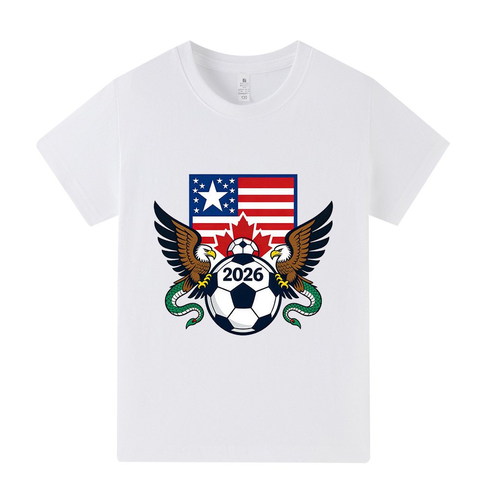 世界杯/FIFA World Cup印花儿童短袖T恤上衣A1395