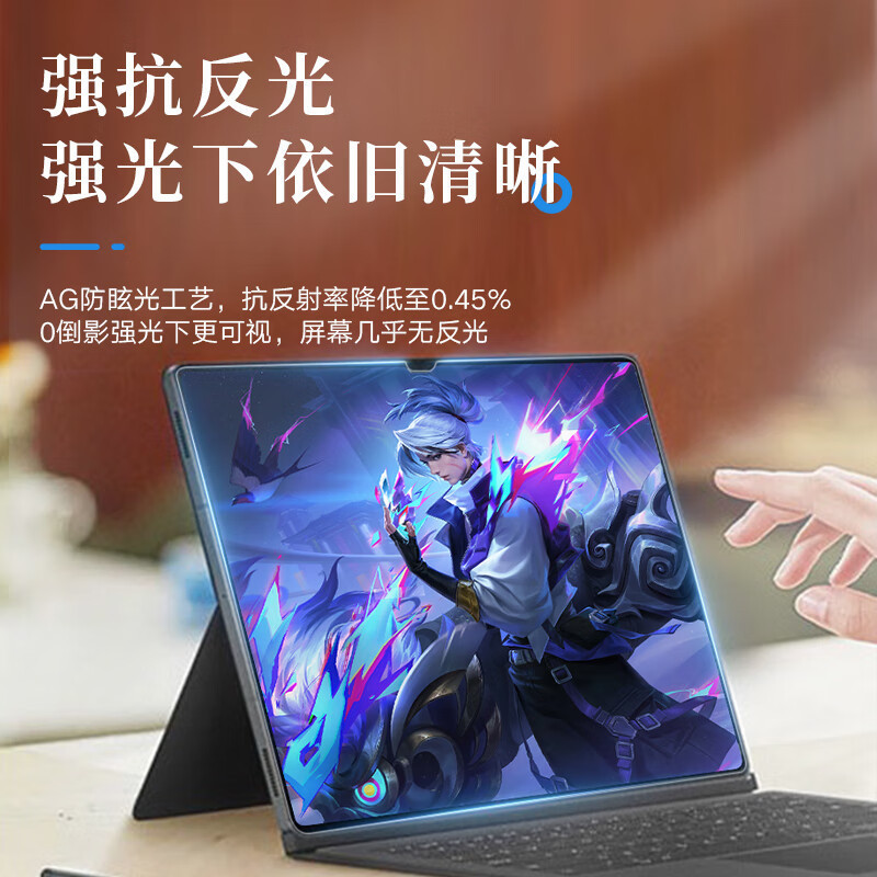 クラス 3A 紙フィルム Samsung TabS9 反射防止紙フィルム 12.4inch S10+ 反射防止紙フィルムに適しています|undefined