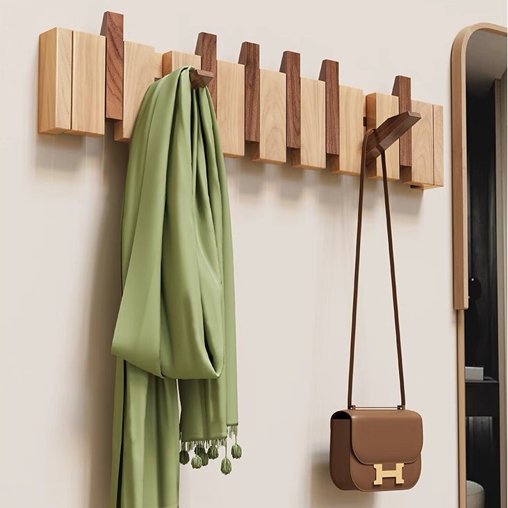 VIP Solid Wood Piano Keys Hanger Creative Invisible Hook Wall Hanging Non-Punch Storage Rack After Entry Door VIP Solid Wood Piano Keys Hanger Creative Invisible Hook Wall Hanging Non-Punch Storage Rack After Entry Door