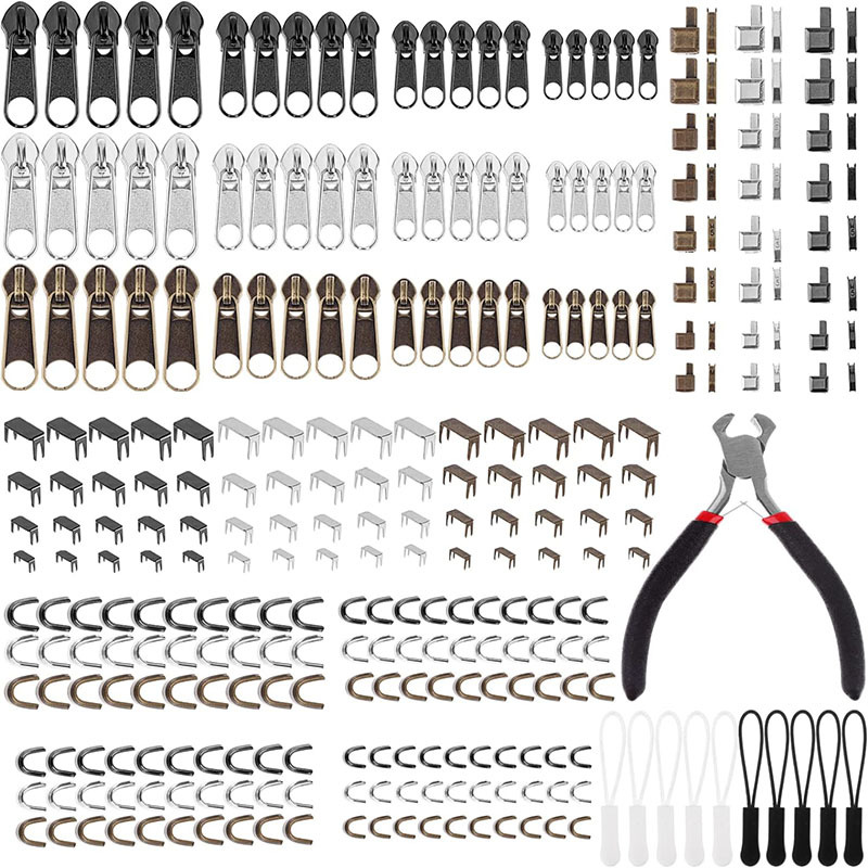 Changeable pliers with zipper