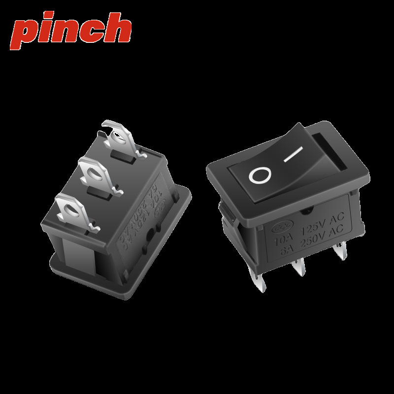 KCD1小型船型スイッチ3a 6a 250v 6足3段234足2段ライト付き浄水器電子船型反り板|undefined
