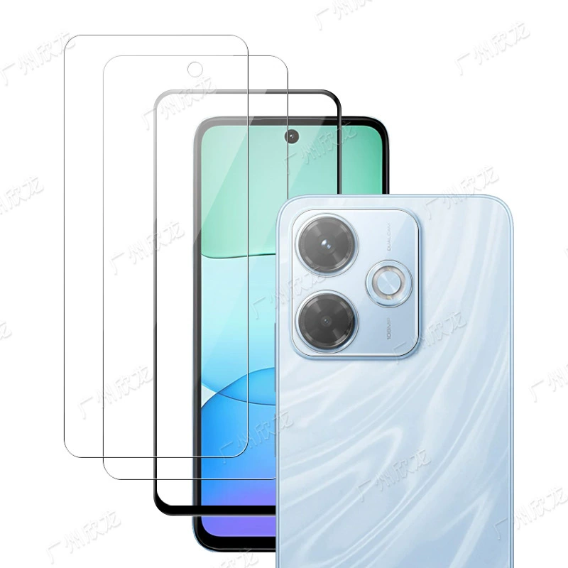 Подходит для Redmi 13x HD пленка-ательная, высока-алюминиевая прозрачная белая пленка, полноэкранная, полная наклейка печати, взрывозащита защита мобильного телефона