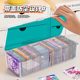 Large capacity card storage box flip acrylic Ultraman card card sorting box storage wholesale