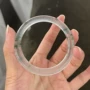 冰种独龙圆条手镯石英岩玉