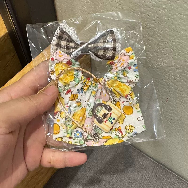 洋服のみ】17cm 一世代と二世代 ラブブベビー服ペンダント ラブブスカート バッグセット リボン 新品|undefined