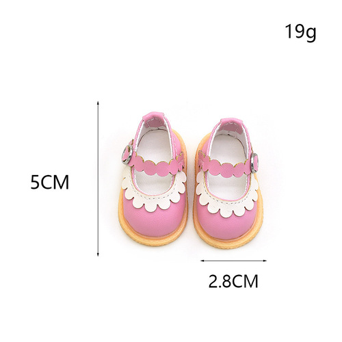 bjd shoes 1/6 points leather shoes six points lace shoes macaron color 30CM Barbie doll dress accessories