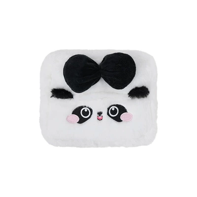 Car tissue box/set – Bag - rabbit-fur-tissue-box-panda