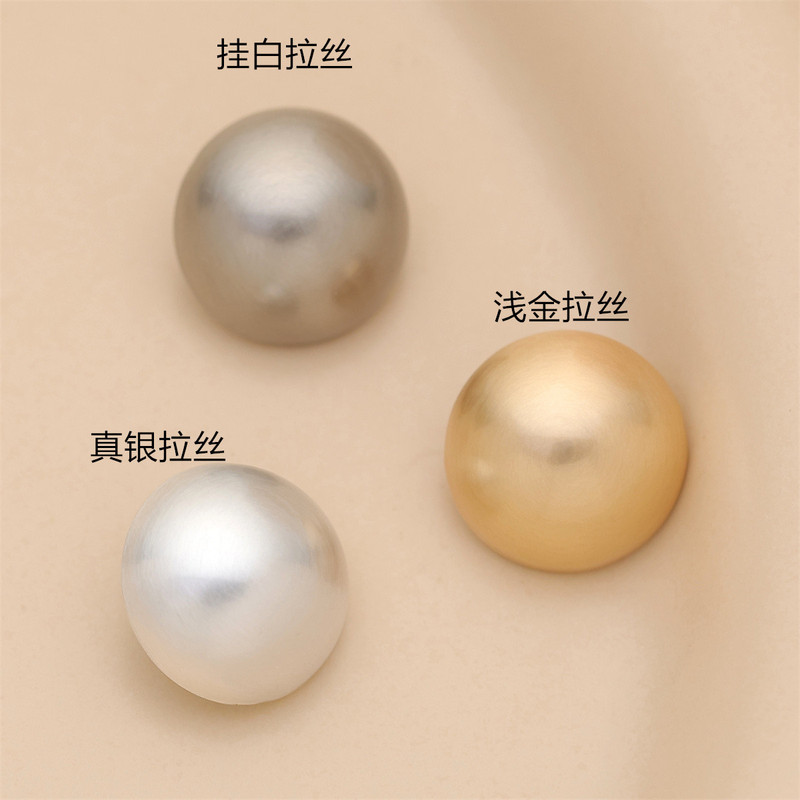 小香風ボタン金属円形キノコボタン男女共通のスーツのコートのコートの毛のボタン|undefined