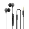 Metal headphones, small earplugs, 3.5mm, wholesale