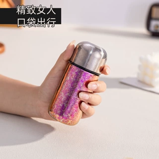 简约纯钛合金保温水杯迷你小容量全钛口袋男女士小号小巧便携钛杯