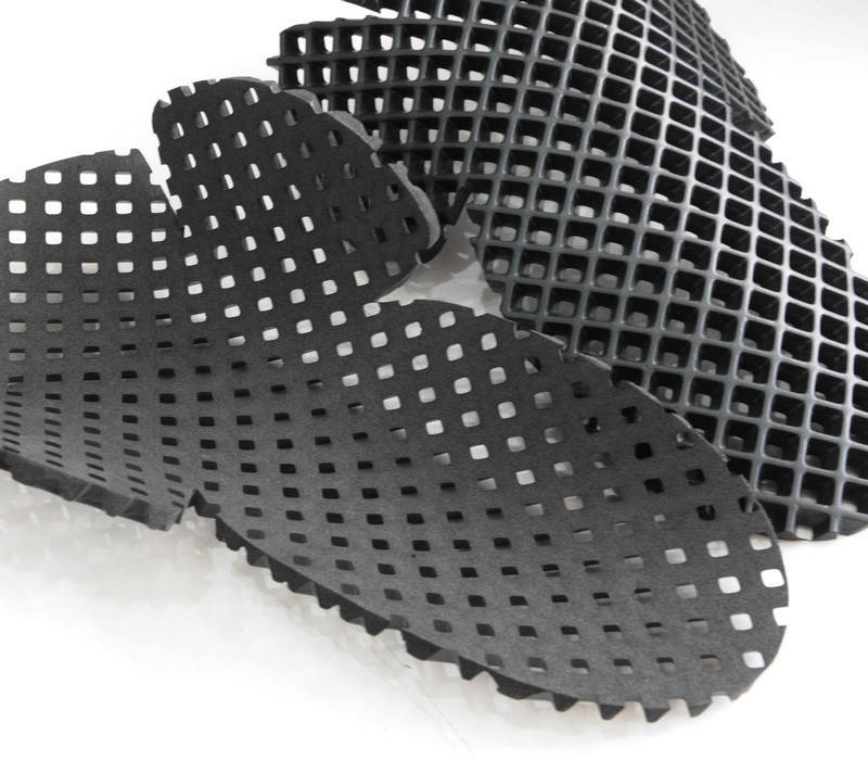 Alta elástico alta espuma fría prensado en caliente Eva pegatina molde de tela malla espuma engrosada rodillera motocicleta jeans equipo de protección