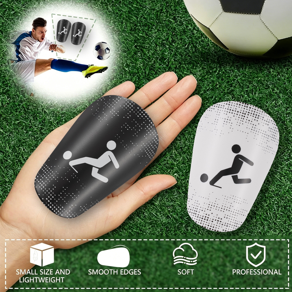 Football Shin Guard Children's and Adult Sports Protection Insert