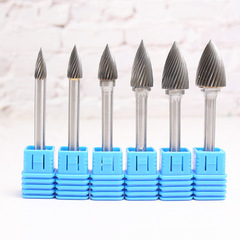 Carbide rotary file tungsten steel grinding head G-shaped electric metal grinding and polishing woodworking electric grinder grinding head milling cutter