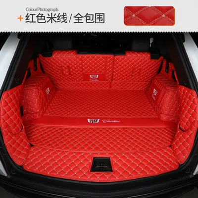 Trunk Mat — Cadillac XT5 GT4CT4XT4 - fully-encased-in-red-20-24-cadillac-xt5