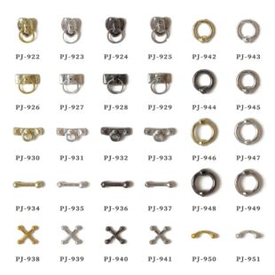Japanese Alloy Dark Style Manicure Decoration Punk Retro Perforated Ring Cut Out Ring Lock Nail Decoration