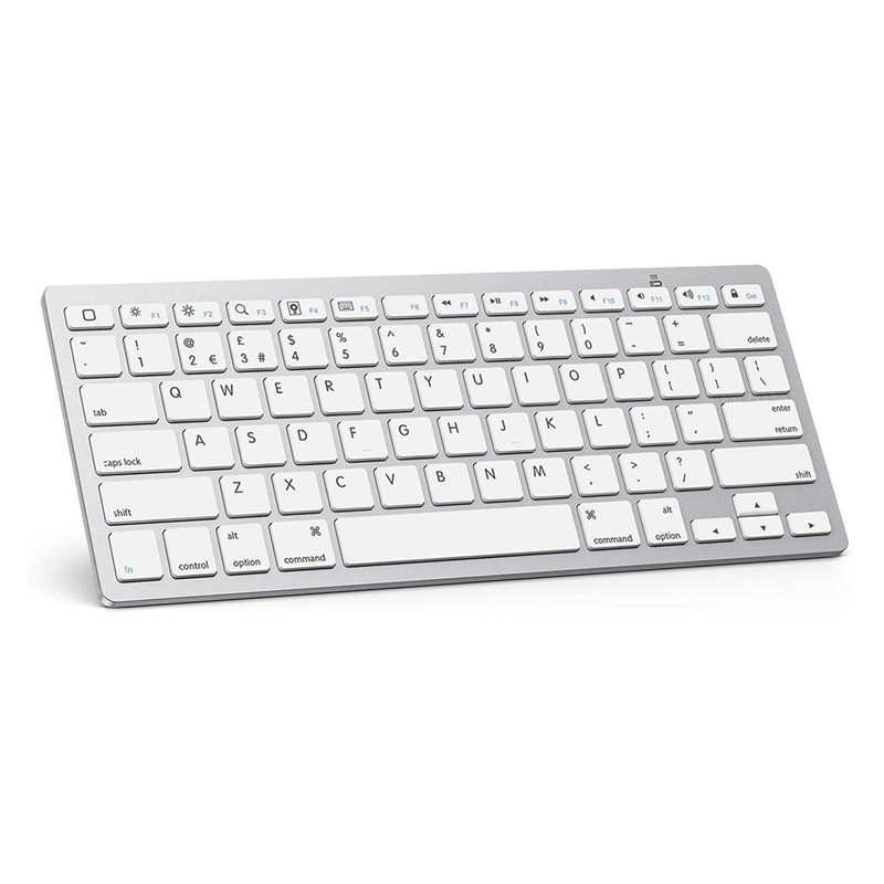 Suitable for iPad Keyboard, Thin and Light Mini Wireless Keyboard, Mini Silent Bluetooth Keyboard, External Keyboard, Universal