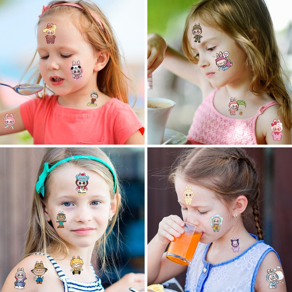 Children's cartoon cute fashionable tattoo stickers