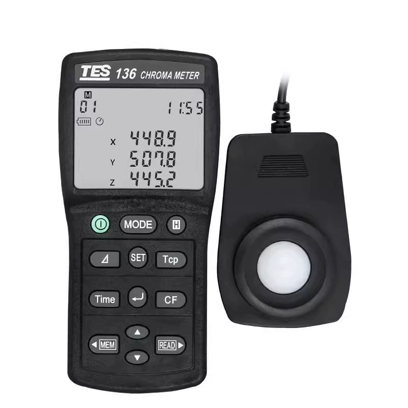Taishi TES136 Цифровой тестер цветовой температуры цветовой аберрации