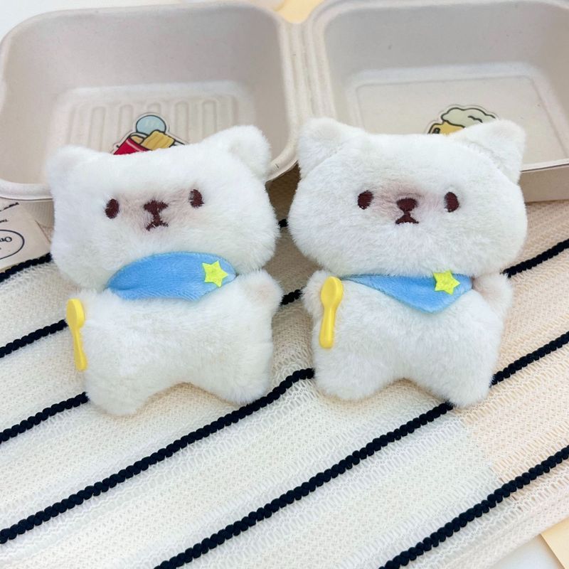 爆款创意手作围裙干饭猫可爱干饭兔少女书包吱吱叫挂饰闺蜜小礼品|undefined