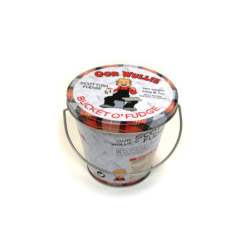 带盖小水桶 玩具小水桶 糖果赠品水桶 礼品小水桶 马口铁爆米花桶