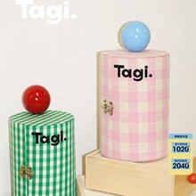 Tagi.新款机灵信号旋转桌面收纳高级复古大容量小众首饰盒化妆包