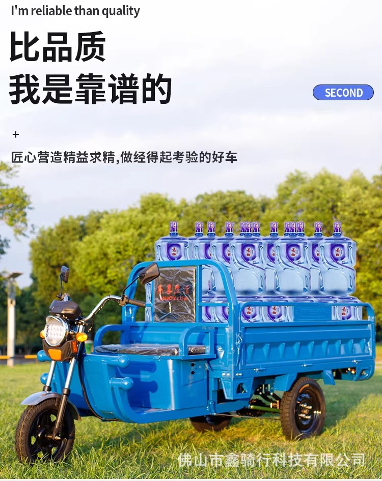 Electric Tricycle Home Small Cargo Express Agricultural Hauling