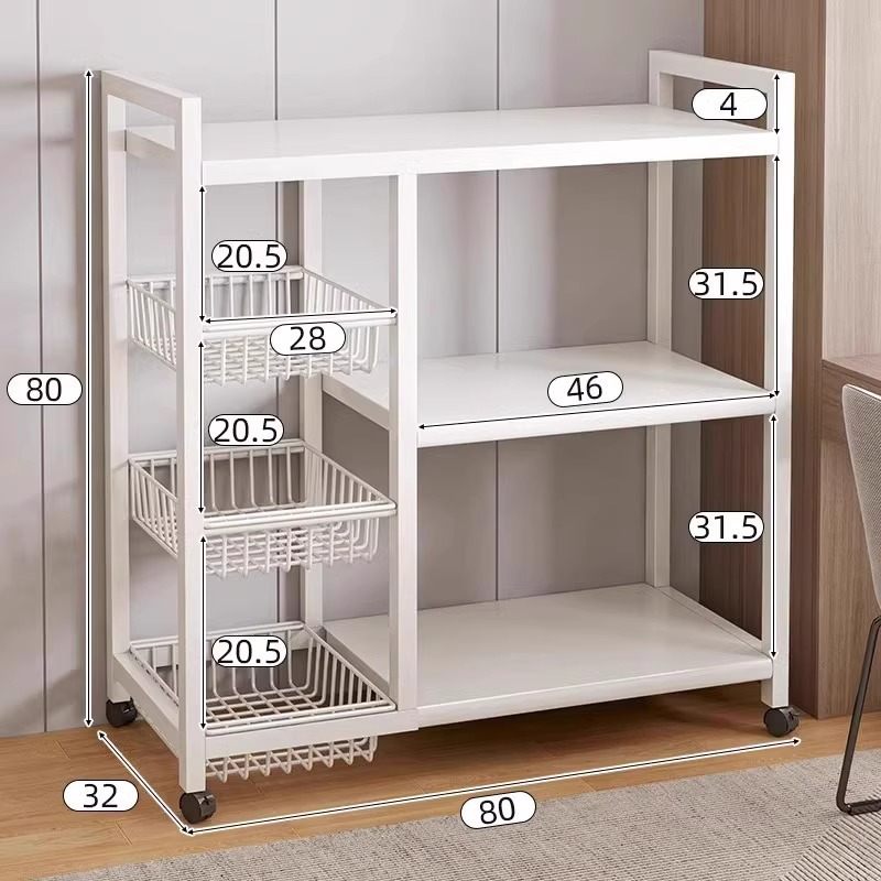 Estante de almacenamiento de piso a techo Estante de almacenamiento de varias capas Dormitorio de niñas Almacenamiento en el hogar Exhibición de hierro forjado Sala de estar Estante corto extraíble