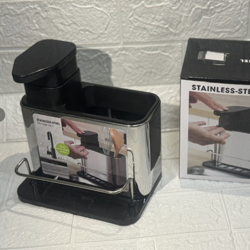 Escurridor de Cubiertos de Acero Inoxidable Multifuncional para Cocina