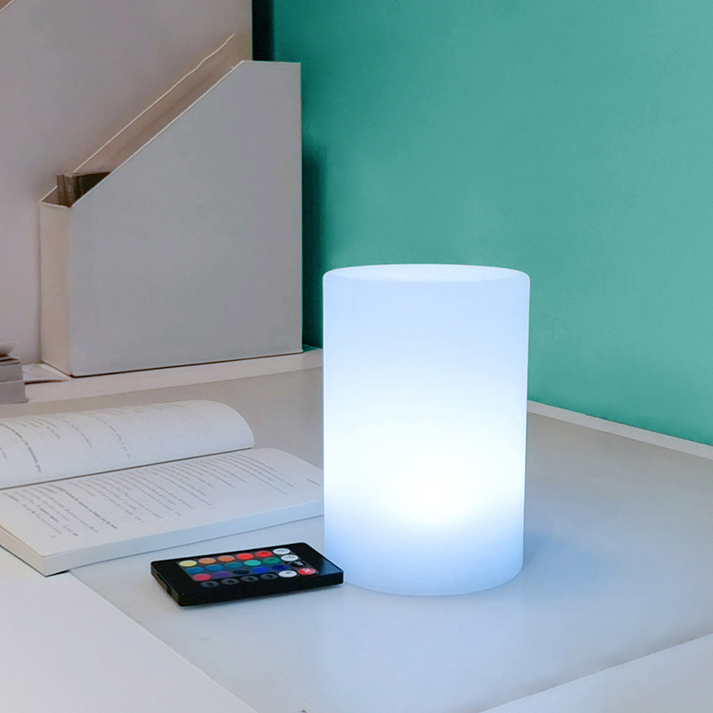 Luz de escritorio LED transfronteriza hombre lobo matando luz de atmósfera KTV luz de mesa de bar luz de escritorio portátil pequeña lámpara de escritorio cilíndrica