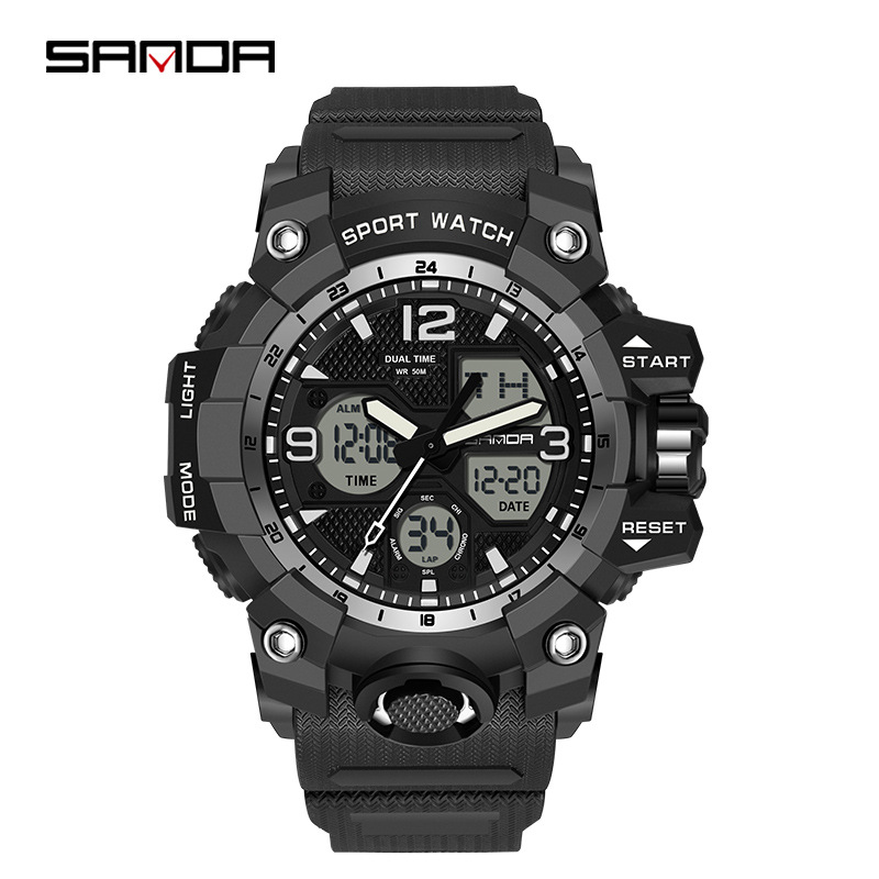 6030 [men's style] black and white
